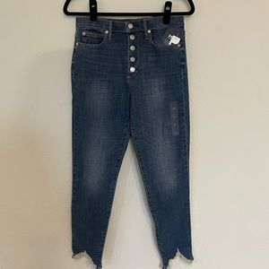 GAP Super High Rise True Skinny Button Fly